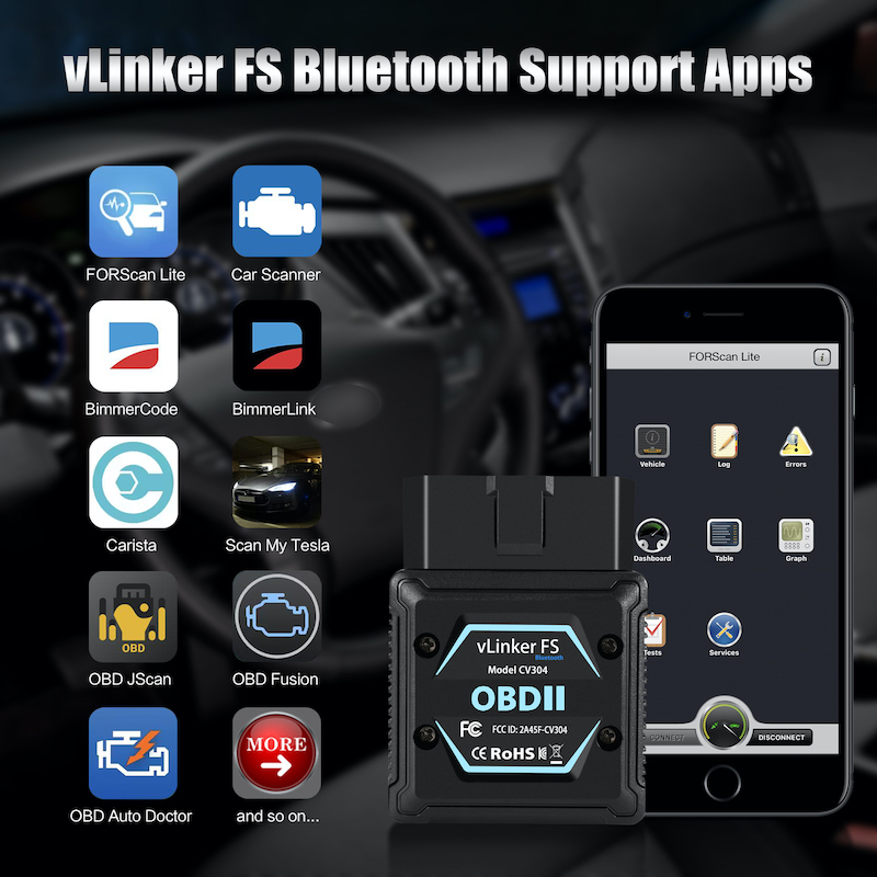 Vlinker fs BT supported apps